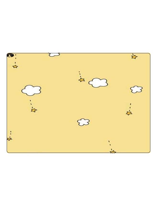 BP Printed Anti-Slip Gaming Mouse Pad Yellow/White - Image 1