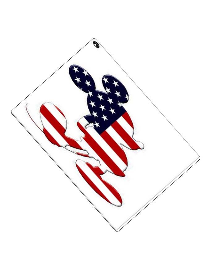 BP Printed Anti-Slip Gaming Mouse Pad White/Red/Blue - Image 2