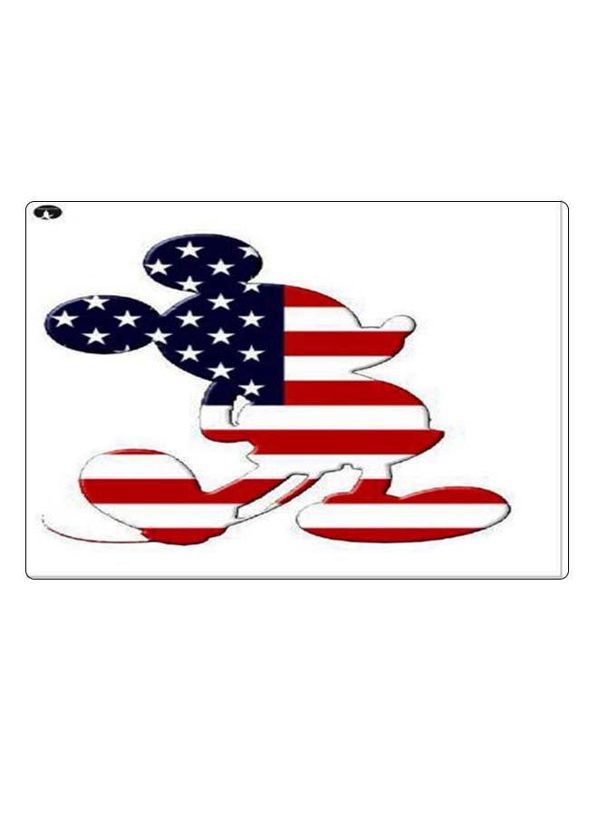 BP Printed Anti-Slip Gaming Mouse Pad White/Red/Blue - Image 1