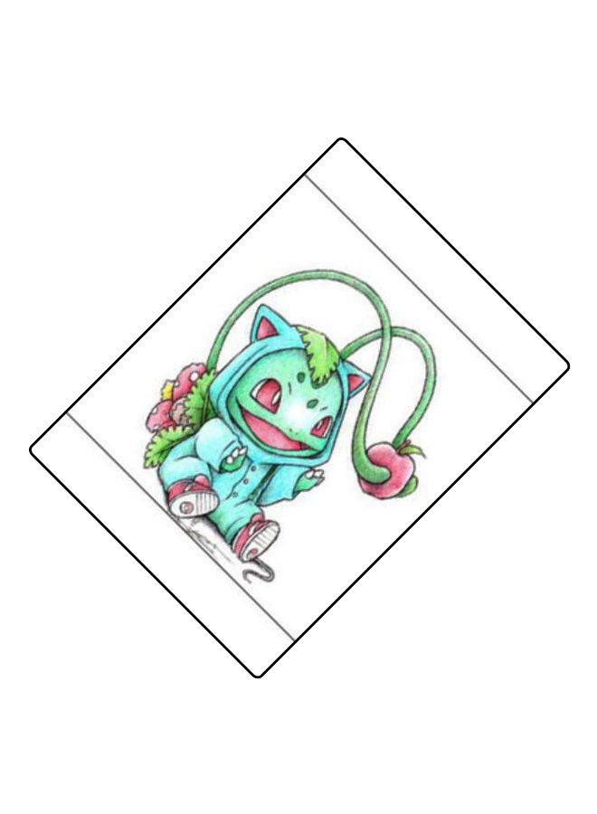 BP Printed Anti-Slip Gaming Mouse Pad Green/Pink/White - Image 2