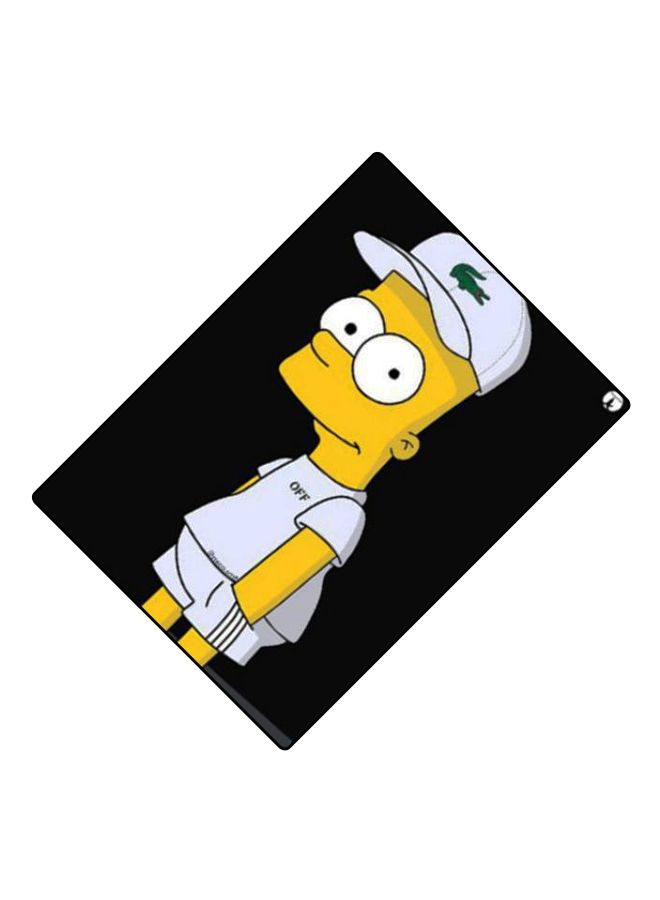 BP Printed Anti-Slip Gaming Mouse Pad Black/Yellow/White - Image 2