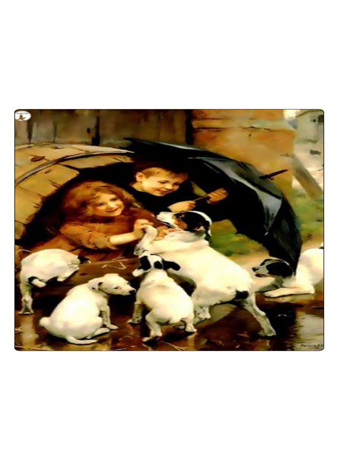 بي بي لوحة ماوس ألعاب بتصميم مضادة للانزلاق وبنمط مطبوع متعدد الألوان - Image 1