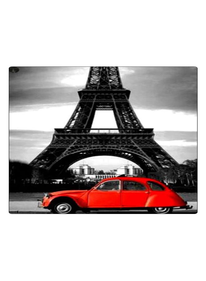 BP Printed Anti-Slip Gaming Mouse Pad Black/White/Red - Image 1