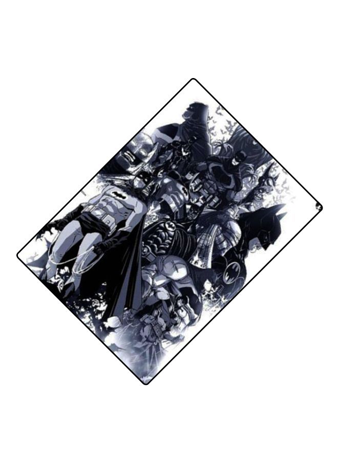 بي بي لوحة ماوس ألعاب بتصميم مضادة للانزلاق وبنمط مطبوع أسود/ أبيض - Image 2