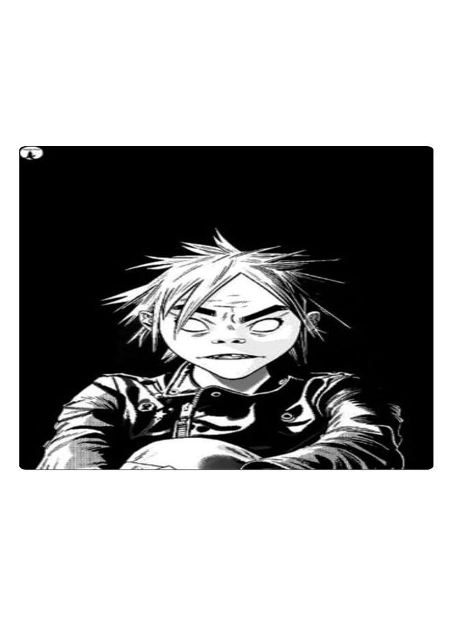 BP Printed Anti-Slip Gaming Mouse Pad Black/White - Image 1
