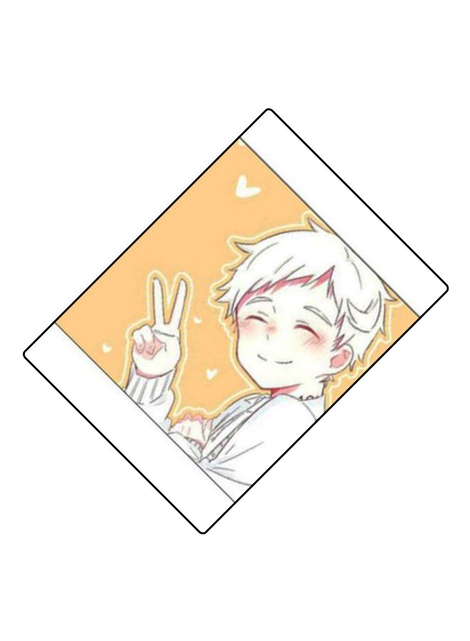 BP Printed Anti-Slip Gaming Mouse Pad Yellow/White/Pink - Image 2