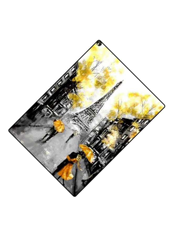 BP Printed Anti-Slip Gaming Mouse Pad Black/White/Yellow - Image 2
