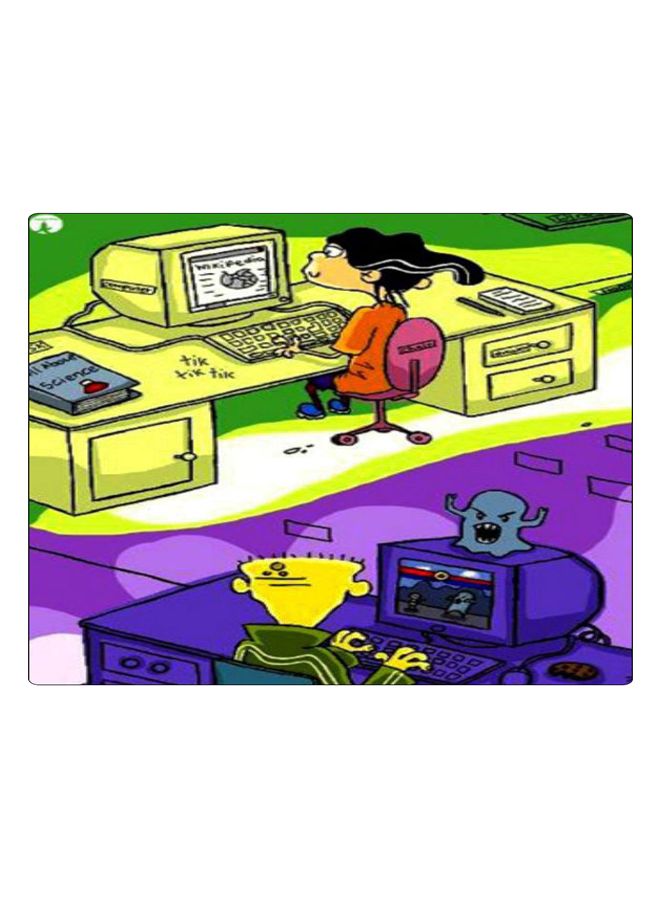 BP Printed Anti-Slip Gaming Mouse Pad Multicolour - Image 1