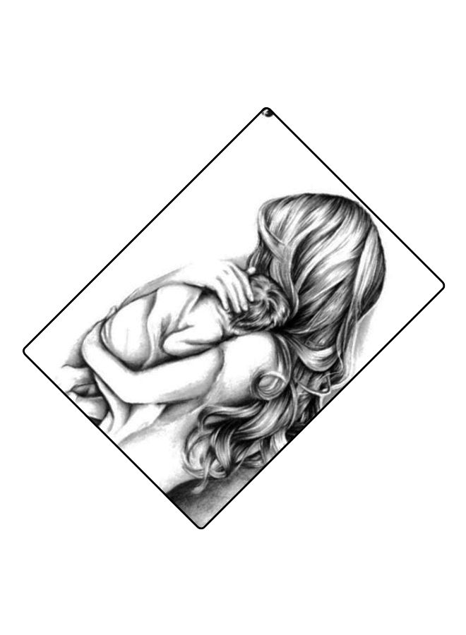 BP Printed Anti-Slip Gaming Mouse Pad Black/White - Image 2