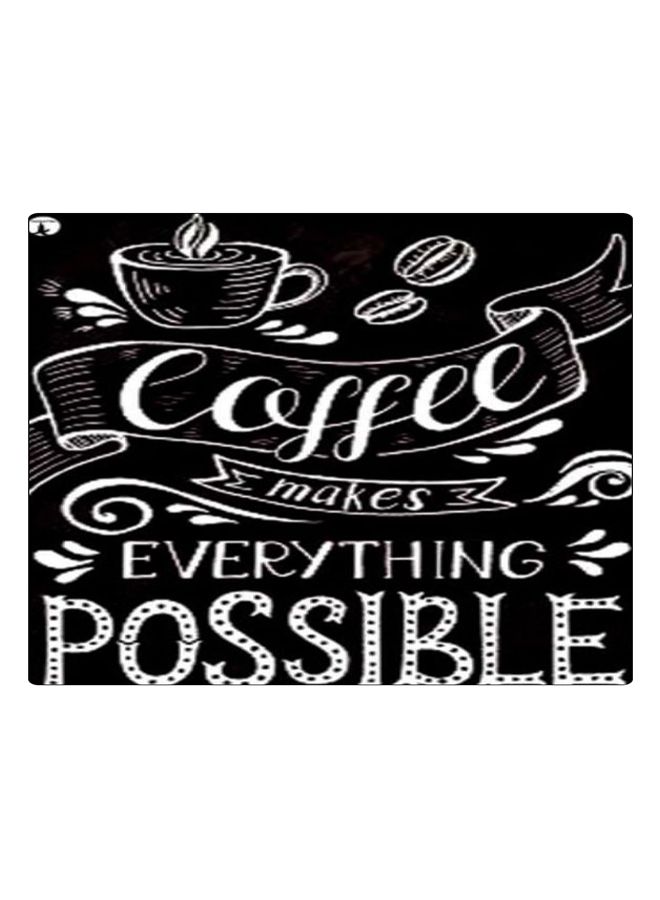 BP Printed Anti-Slip Gaming Mouse Pad Black/White - Image 1