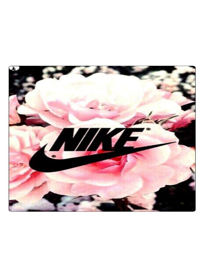 BP Printed Anti-Slip Gaming Mouse Pad White/Black/Pink - Image 1