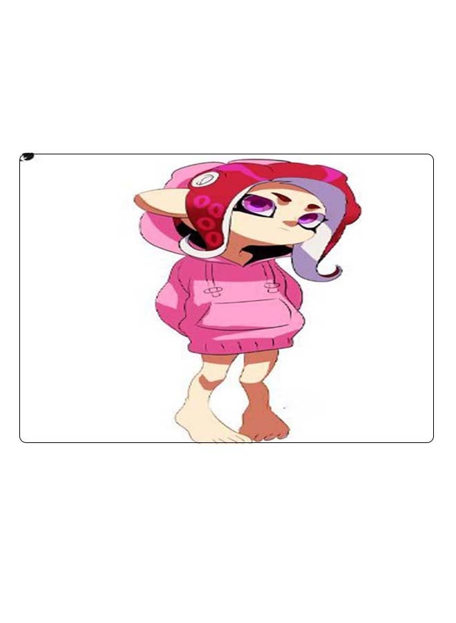 BP Printed Anti-Slip Gaming Mouse Pad Pink/Beige/White - Image 1