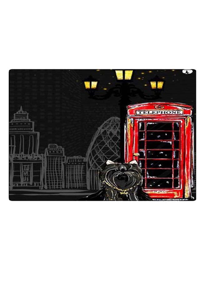 BP Printed Anti-Slip Gaming Mouse Pad Black/Red/Yellow - Image 1