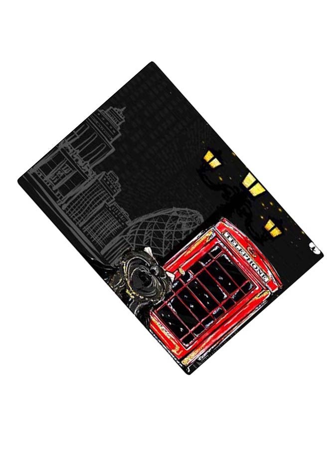 BP Printed Anti-Slip Gaming Mouse Pad Black/Red/Yellow - Image 2