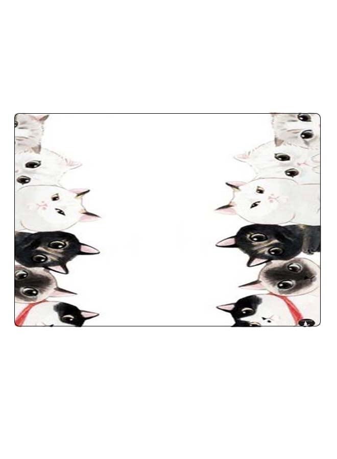 BP Printed Anti-Slip Gaming Mouse Pad White/Black - Image 1