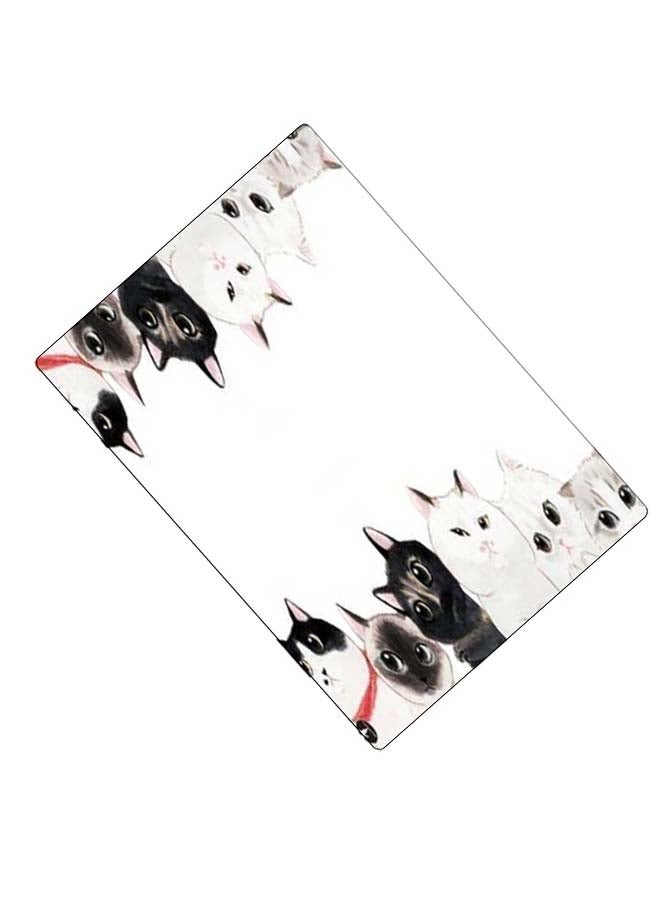 BP Printed Anti-Slip Gaming Mouse Pad White/Black - Image 2