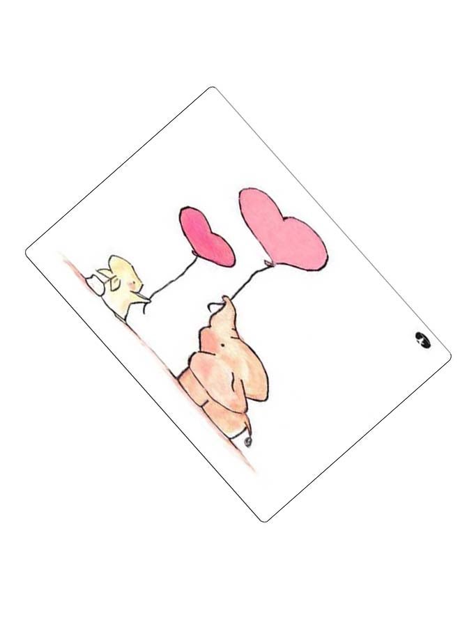 BP Printed Anti-Slip Gaming Mouse Pad Pink/Beige/White - Image 2