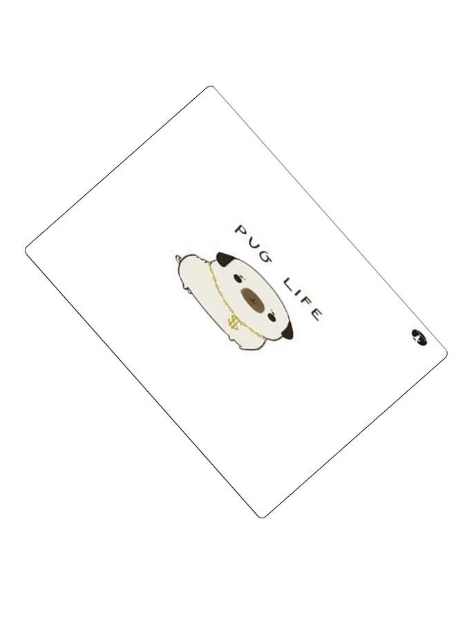 BP Printed Anti-Slip Gaming Mouse Pad White/Black - Image 2
