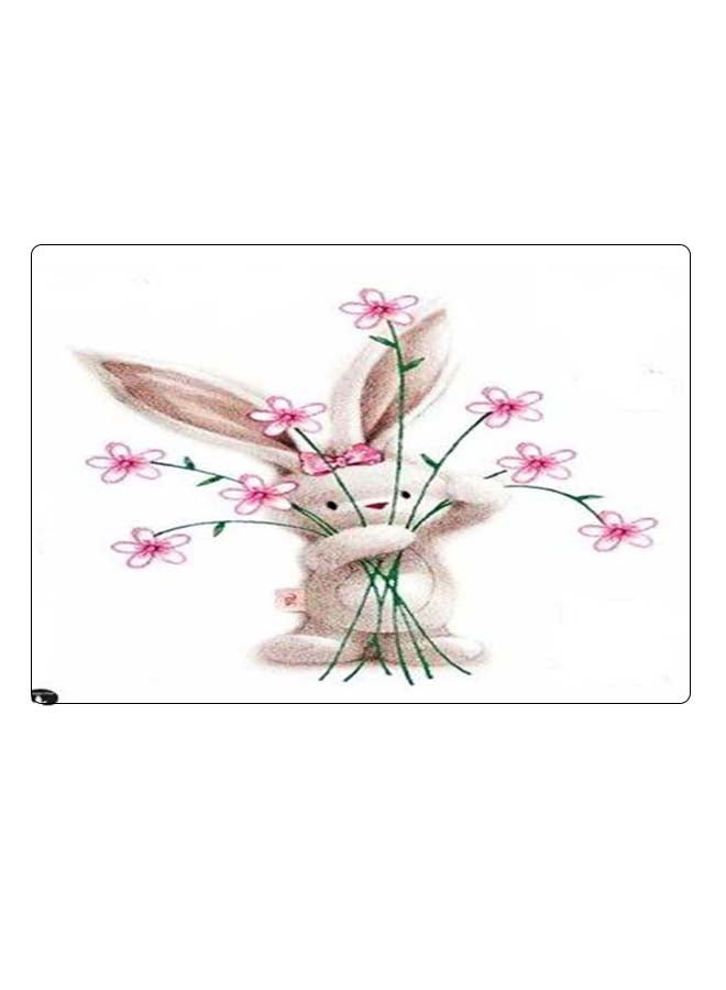 BP Printed Anti-Slip Gaming Mouse Pad White/Beige/Pink - Image 1