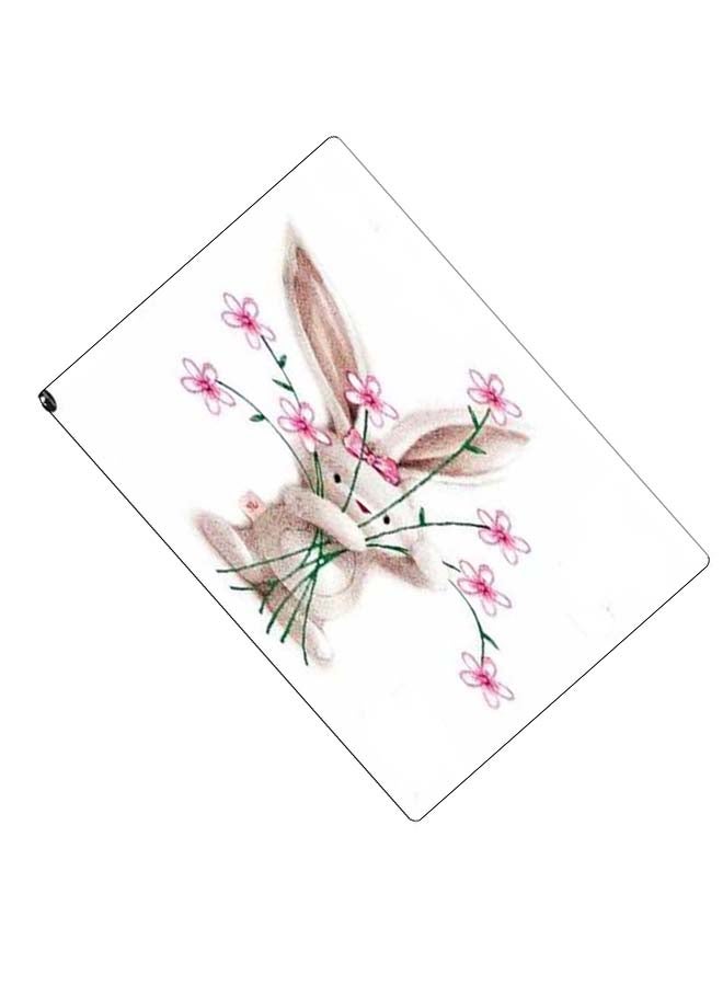 BP Printed Anti-Slip Gaming Mouse Pad White/Beige/Pink - Image 2