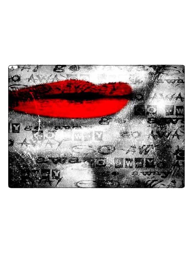 BP Printed Anti-Slip Gaming Mouse Pad Black/Grey/Red - Image 1