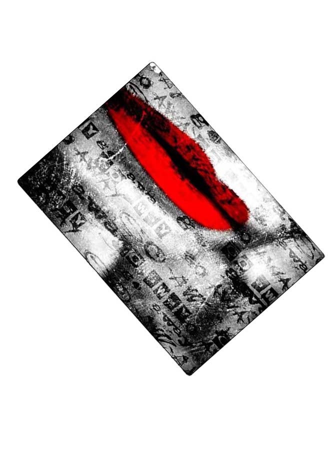 BP Printed Anti-Slip Gaming Mouse Pad Black/Grey/Red - Image 2