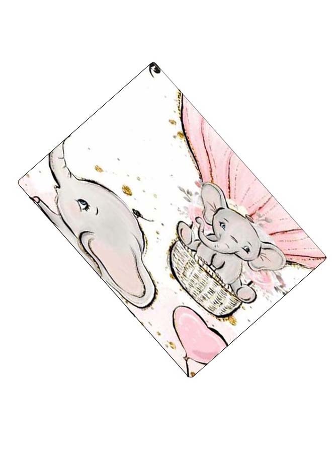 BP Printed Anti-Slip Gaming Mouse Pad Grey/Pink/White - Image 2