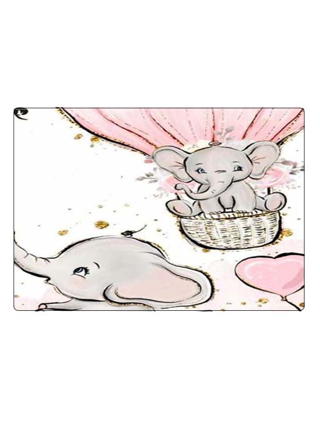 BP Printed Anti-Slip Gaming Mouse Pad Grey/Pink/White - Image 1