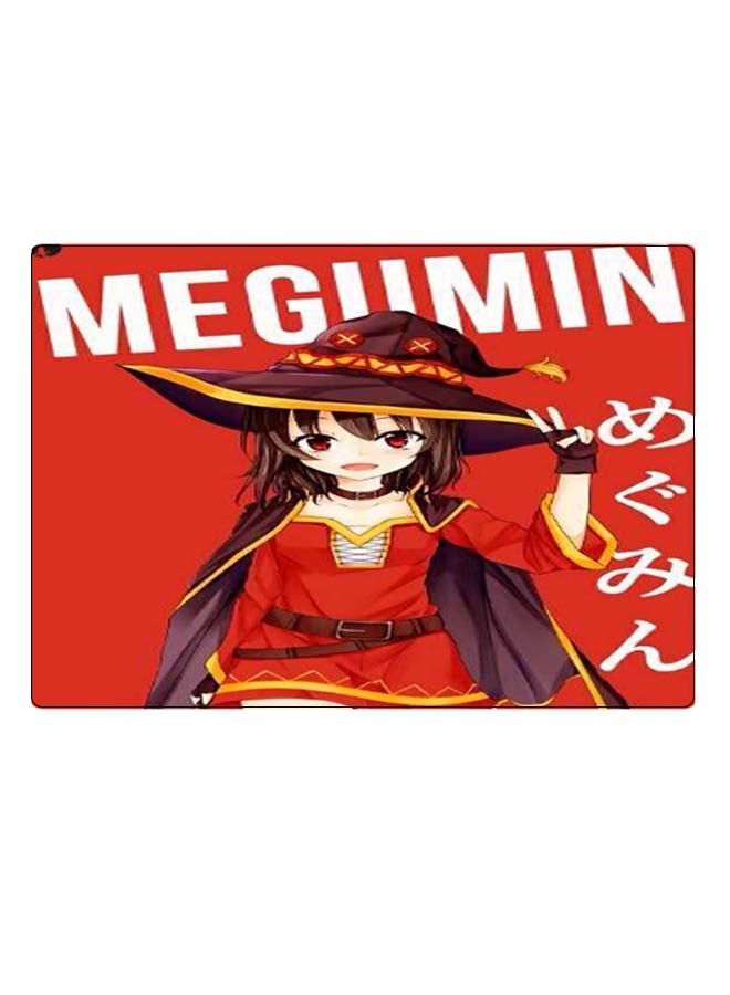 BP Printed Anti-Slip Gaming Mouse Pad Red/White/Brown - Image 1