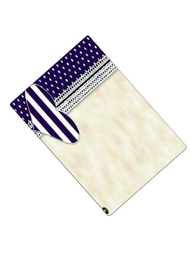 BP Printed Anti-Slip Gaming Mouse Pad Blue/White/Beige - Image 2