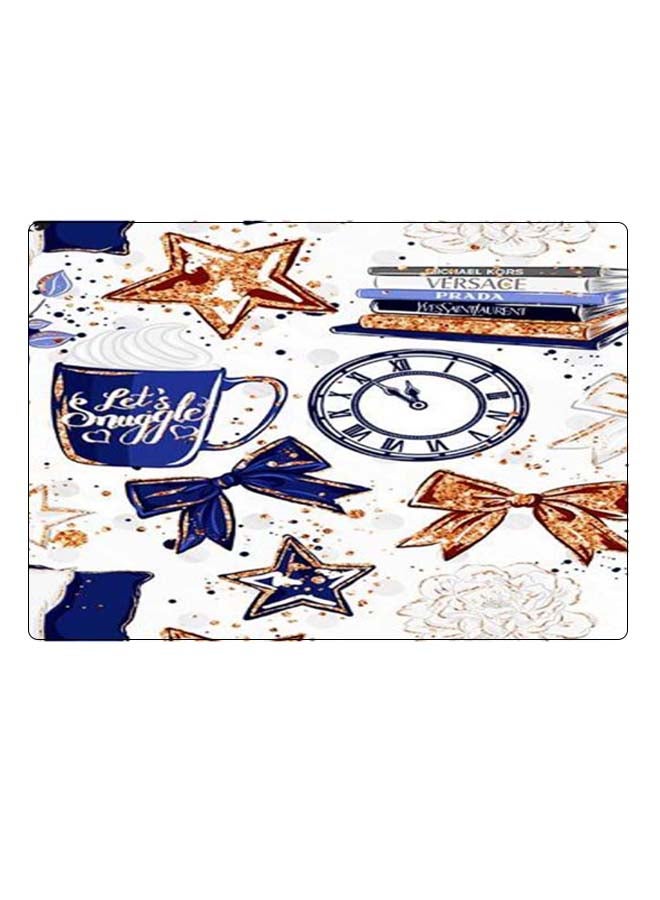 بي بي لوحة ماوس ألعاب بتصميم مضادة للانزلاق وبنمط مطبوع أزرق / بني / أبيض - Image 1