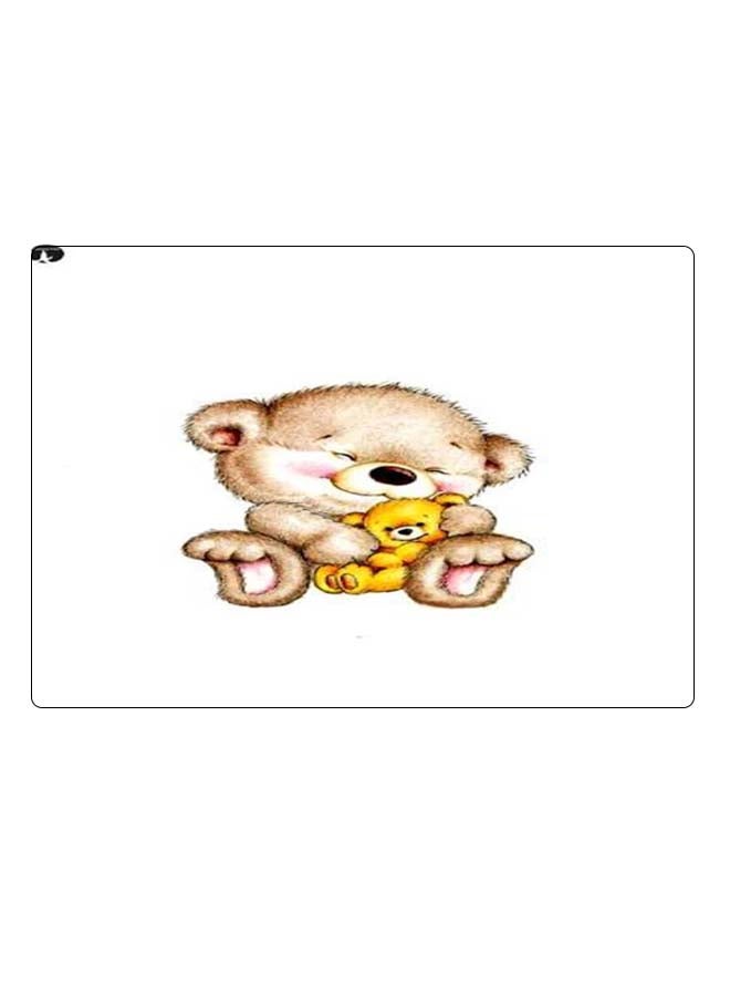 بي بي لوحة ماوس ألعاب بتصميم مضادة للانزلاق وبنمط مطبوع بني/ذهبي/أبيض - Image 1