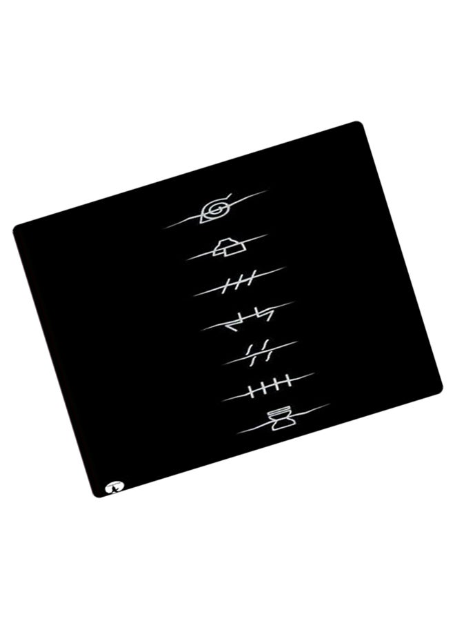 BP Printed Anti-Slip Gaming Mouse Pad Black/White - Image 2