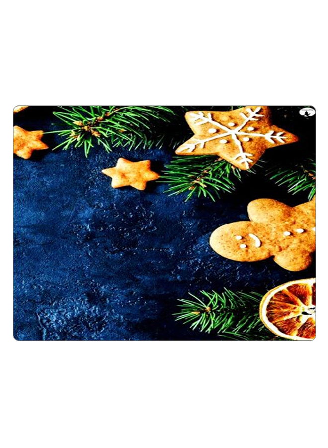 BP Printed Anti-Slip Gaming Mouse Pad Blue/Green/Brown - Image 1