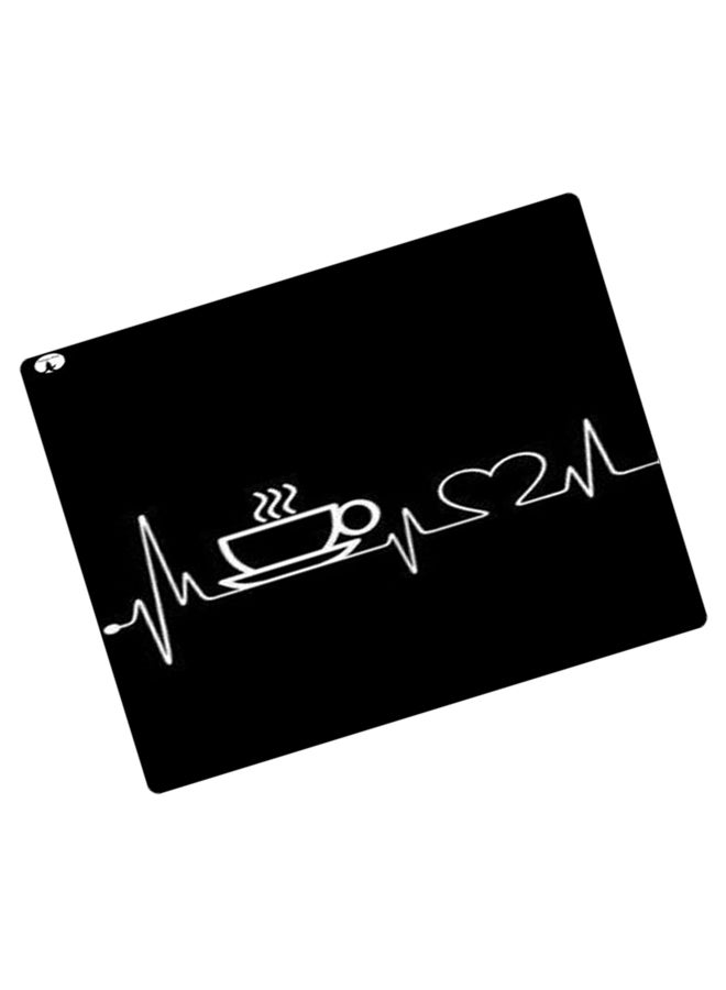 BP Printed Anti-Slip Gaming Mouse Pad Black/White  - Image 2
