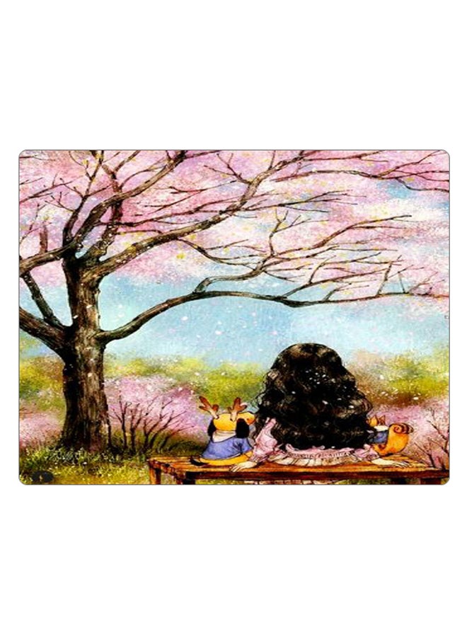 بي بي لوحة ماوس ألعاب بتصميم مضادة للانزلاق وبنمط مطبوع متعدد الألوان - Image 1