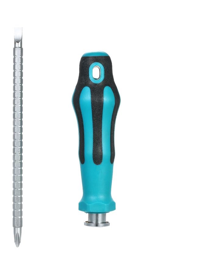 PENGGONG 2-In-1 Retractable Adjustable Ratchet Screwdriver Set Blue/Black 18x4x4cm - Image 5