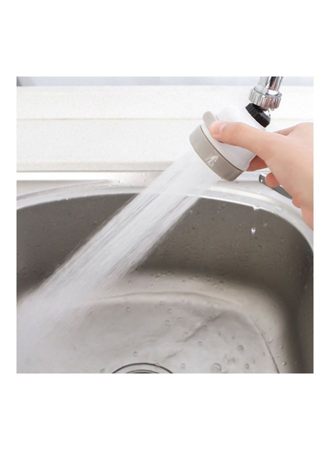 360-Degree Kitchen Sink Faucet White/Grey 8.5x5.5x5.5cm - Image 2