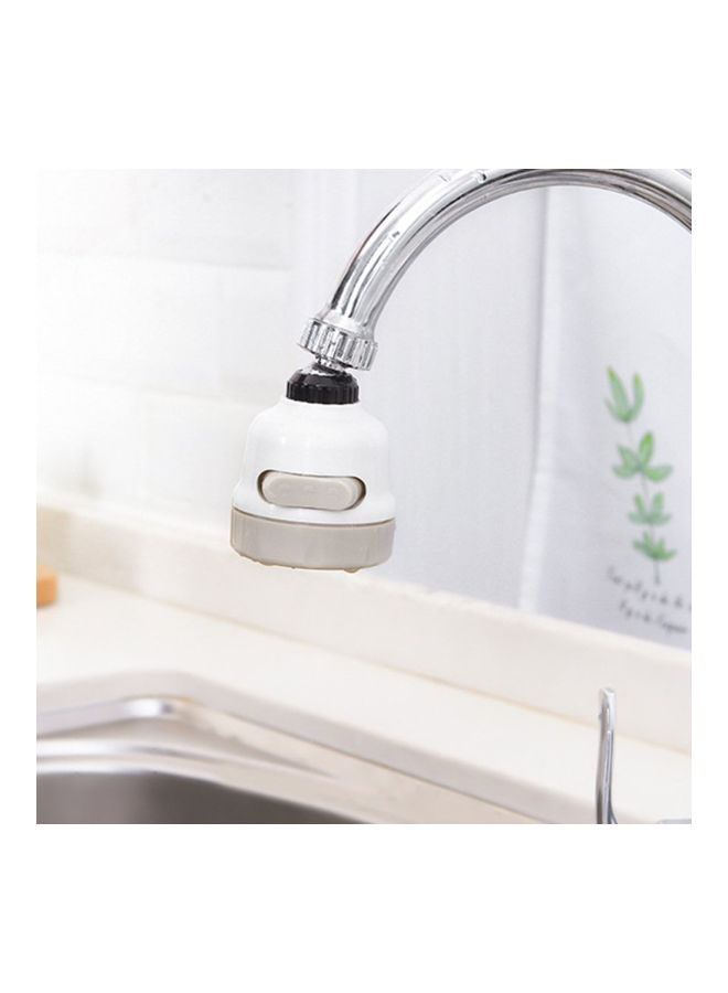 360-Degree Kitchen Sink Faucet White/Grey 8.5x5.5x5.5cm - Image 3