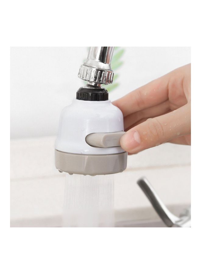 360-Degree Kitchen Sink Faucet White/Grey 8.5x5.5x5.5cm - Image 5