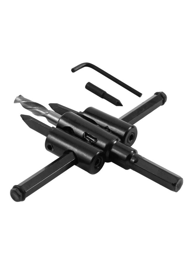 Adjustable Drill Bit Cutter Black/Silver 16x13cm - Image 1