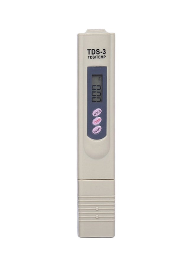 Generic Aquarium Digital Water Quality Testing Pen White/Grey 15.5x3.1x2.3cm  - Image 1