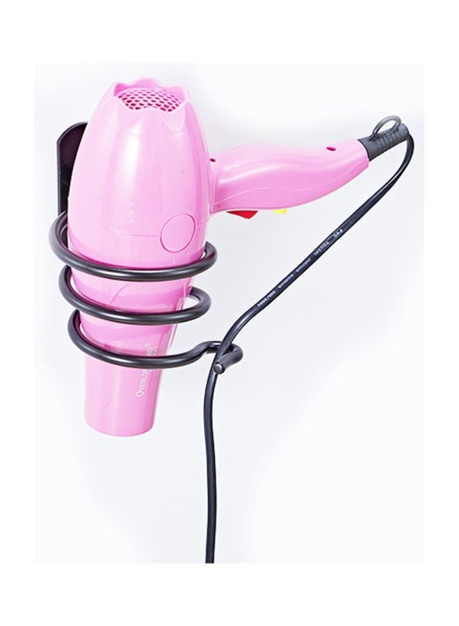 Generic Wall Mounted Hair Dryer Holder Black 14.4x12cm  - Image 5