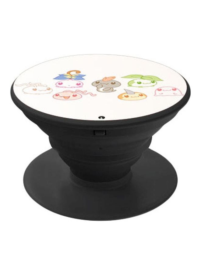 BP Printed Pop Socket Phone Grip Black/White/Green - Image 1