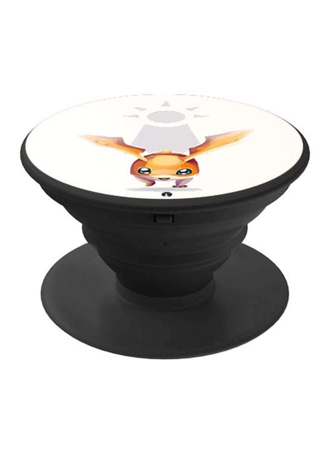 BP Printed Pop Socket Phone Grip Black/White/Brown - Image 1