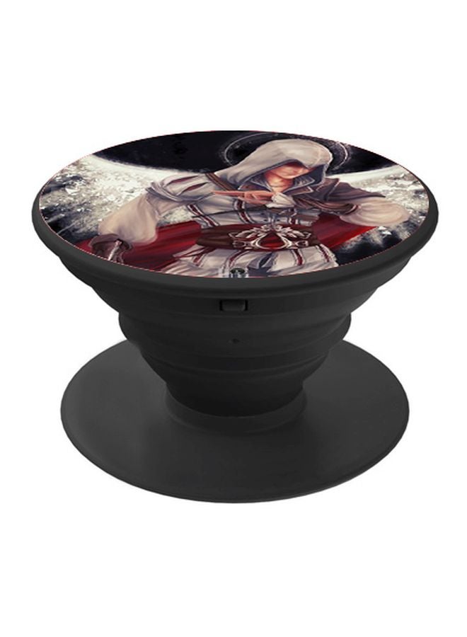 BP Printed Pop Socket Phone Grip Black/Red/White - Image 1