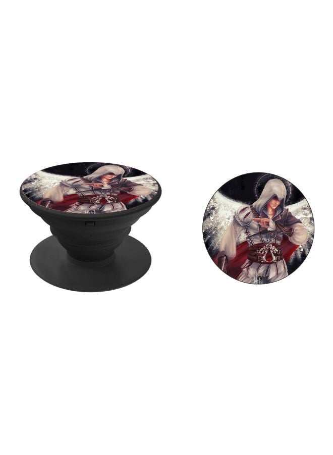 BP Printed Pop Socket Phone Grip Black/Red/White - Image 2