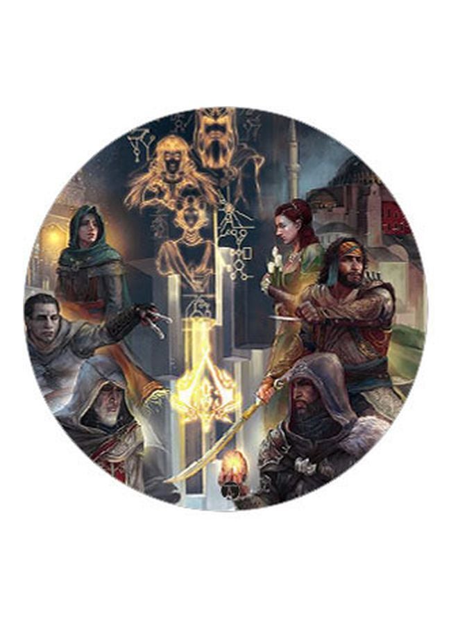 بي بي مقبض هاتف منبثق مزين بطبعة أبيض/بني - Image 2