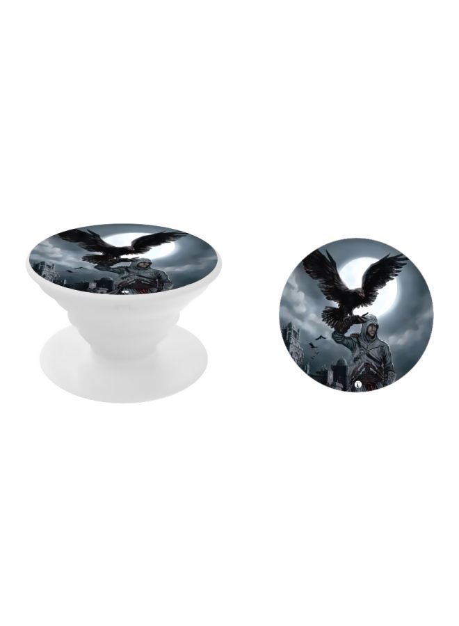 BP Printed Pop Socket Phone Grip White/Black - Image 2