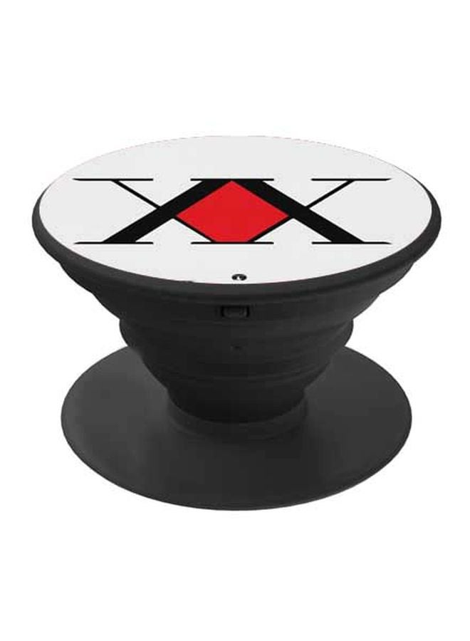 BP Printed Pop Socket  Phone Grip White/Red/Black - Image 1